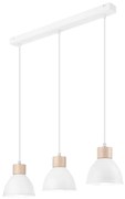 Luster na lanku NICO 3xE27/60W/230V biela