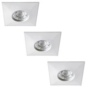 Rabalux 1080 - SADA 3x LED Kúpeľňové podhľadové svietidlo RANDY 1xLED/4W/230V hr