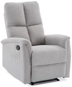 Autronic BONTEC Polohovacie kreslo, hnedá, látka, TV-916 BR2 Farba: Šedá