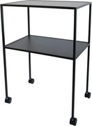 Kovový servírovací stolík na kolieskach 40x60 cm Trolly – Spinder Design