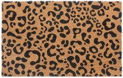 Hanse Home, Rohožka koža gepard 105673 – na von aj na doma, 45x75, hnedá, chodba / predsieň