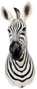 Zebra nástenná dekorácia bielo-čierna 33x78 cm