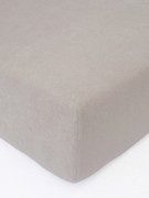 Froté plachta do postieľky 60 × 120 cm - cappuccino