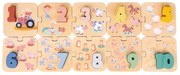 Puzzle - Učíme sa číslice - farma