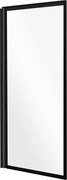 Besco Vaňová zástena ENZO BLACK 70140 (70x140 cm | Transparent)