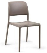 RIVA BISTROT záhradná stolička bez podrúčok tortora