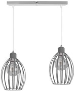 Závesné svietidlo Toronto, 2x drôtené tienidlo (výber z 3 farieb)