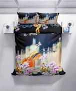 3D Obliečky polycotton Music TiaHome - 1x Vankúš 90x70cm, 1x Paplón 140x200cm