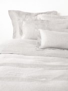 Ľanová obliečka na paplón's lemom Linna