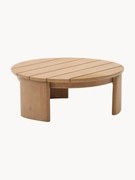 Okrúhly záhradný pomocný stolík z eukalyptového dreva Xoriguer