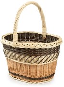 Prútený nákupný košík Pige II.š. 37 x hl. 30 x v. 25 / 43(cm)