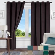 Záves na priechodkách VELVET 16 135x250 hnedá