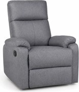 LuxuryForm DESIGN Televízne kreslo CARLOS s polohovaním - sivé