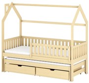 Posteľ Domček Monkey 90x200 borovica