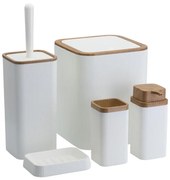 Kúpeľňový set ZOYA 5 ks biela/hnedá
