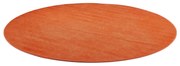 Okrúhly koberec KEVIN, Ø 4000 mm, oranžová