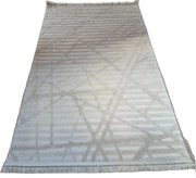 Béžový koberec s boho vzorom TWIST BEIGE 20294A – moderný štýl Rozmer: 60x100 cm