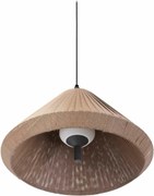 Faro Saigon závesné svietidlo šedá/hnedá, IP65, dizajnové, E27, 67 cm
