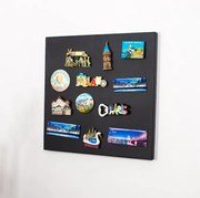 Toptabule.sk  Bezrámová tabuľa na magnetky ČIERNA 100x40 cm