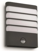 Philips 17274/93/16-LED Vonkajšie svietidlo so senzorom RACCOON 1xLED/3W/230V IP44