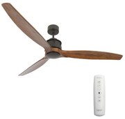 Lucci air 210507 - Stropný ventilátor AIRFUSION AKMANI paulovnia/čierna + DO