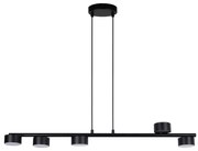 Luster na lanku PUNTO 5xGX53/12W/230V čierna