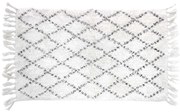 Biela kúpeľňová predložka 50x80 cm Latika – douceur d'intérieur