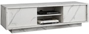TV stolík Basic mramor biela