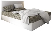 Manželská posteľ  Boxspring 140 cm Lilac (vzor + biela) (s matracom a úložným priestorom). Vlastná spoľahlivá doprava až k Vám domov. 1046642