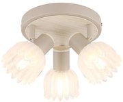 Globo 54317-3 - Bodové svietidlo PLANTA 3xE14/40W/230V