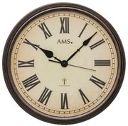 Rádiom riadené nástenné hodiny AMS 5977 s rímskymi číslami – 42 cm
