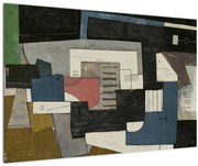 Obraz - Abstrakcia, kubizmus (90x60 cm)