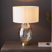 Endon 101150 - Stmievateľná stolová lampa ERIN 1xE27/10W/230V biela/dymovo-béžová