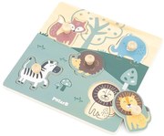 Drevené vkladacie puzzle zvieratá Viga
