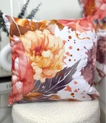 INTERMEDIC SK Posteľná obliečka Luxury Flowers - červená na vankúšik 40x40cm