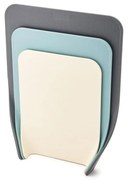 Súprava 3 sivo-modrých dosiek Joseph Joseph Nest Chop