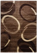 Spoltex, Kusový koberec Florida brown 9828, 80x150, hnedá, chodba / predsieň