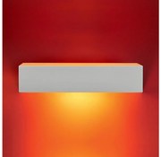 Nástenné svietidlo CEGIELKA 1xE14/12W/230V sadra/biela