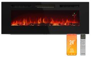 Klarstein Galeras Smart Inteligentný elektrický krb, 2 nastavenia teploty, 16 - 30°| LED ilúzia plameňa, Možnosť pripojenia k IOT