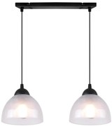 Závesné svietidlo Venice, 2x mliečne sklenené tienidlo