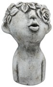 BETÓNOVÝ KVETINÁČ LEON 16,5X24,5 CM SIVÁ