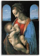 Gario Obraz na plátne Madonna litta - Leonardo da Vinci reprodukcia Rozmery: 40 x 60 cm