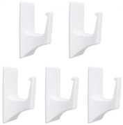 Plastový vešiak 5 ks biely