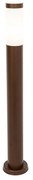 Stožiar vonkajšieho svietidla hrdzavohnedý s opálom 80 cm IP44 - Rox