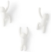 Nástenné plastové háčiky v súprave 3 ks Buddy - Umbra