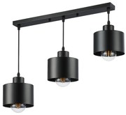 Luster na lanku 3xE27/35W/230V čierna