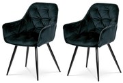 Sada jedálenských stoličiek DCH-421 BK4, 2 ks