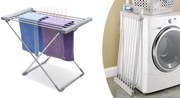 Elektrický sušiak na prádlo 120 W s 8 vykurovacími tyčami