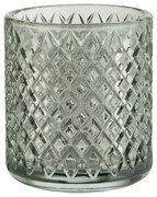 Sklenený téglik na zubné kefky v mentolovej farbe Atessa – Wenko