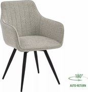 SI Stolička Ballo Brego svetlo béžová